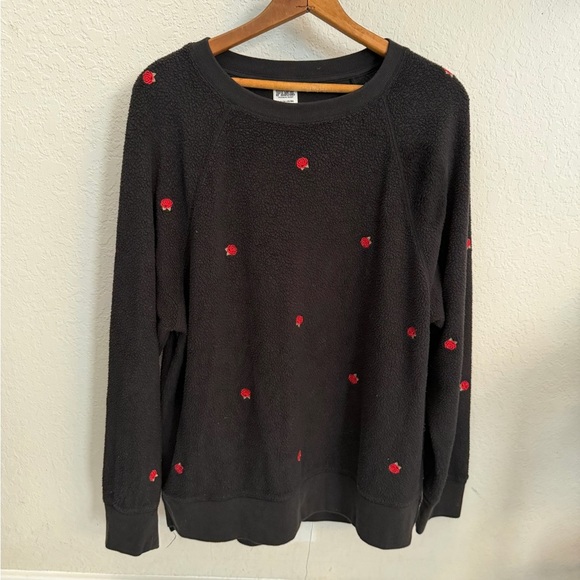 Pink by Victoria Secret Sweaters - cozy retro coquette vintage VS pink embroidered Long Sleeve Sweatshirt Sz Small